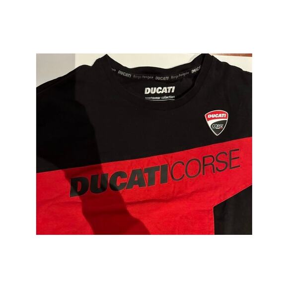 Ducati Corse Racing T-Shirt Men’s Medium Red Black MotoGP Graphic Tee - Picture 7 of 8